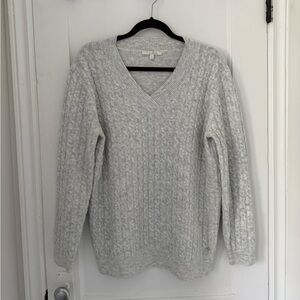 Tom Tailor - Gray V-Neck Sweater - Small - Excellent Condition!